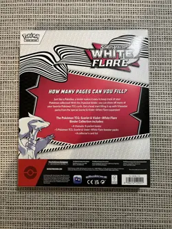 Pokemon TCG Black Bolt & White Flare Binder Collection Sealed Pair Set New - Image 5