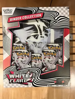 Pokemon White Flare Binder Collection New and Sealed Pokemon TCG - Image 1