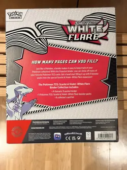 Pokemon White Flare Binder Collection New and Sealed Pokemon TCG - Image 2