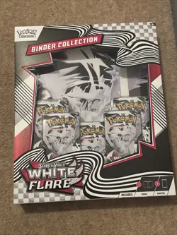 Pokemon White Flare Binder Collection New and Sealed Pokemon TCG - Image 1