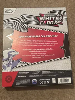 Pokemon White Flare Binder Collection New and Sealed Pokemon TCG - Image 2