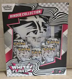 Pokemon TCG White Flare Binder Collection Sealed IN HAND - Image 1