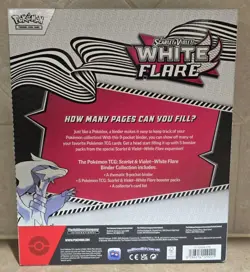 Pokemon TCG White Flare Binder Collection Sealed IN HAND - Image 2