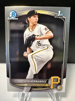 2025 Bowman Draft Seth Hernandez 1st Prospect Chrome #BDC-25 Lot (5) Pirates - Image 3