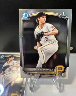 2025 Bowman Draft Seth Hernandez 1st Prospect Chrome #BDC-25 Lot (5) Pirates - Image 5