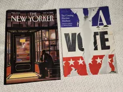 THE NEW YORKER Magazine 2025 Nov 24, Vol. 101(34) and The Atlantic December 2025 - Image 1