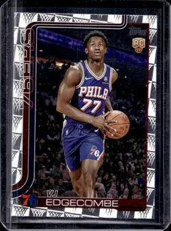 2025-26 Topps VJ Edgecombe Season Tip-Off RC Rookie #203 - Image 1