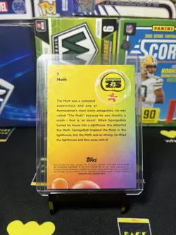 2025 Topps Chrome SpongeBob SquarePants 25th Anniversary #9 Moth Wave 95/175 - Image 2