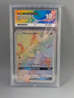 Pokemon Mewtwo GX Shining Legends Rainbow Secret Rare Card 76/73 PSA 10 Gem Mint - Image 1