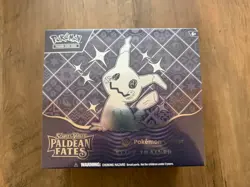 Pokemon Center Exclusive Paldean Fates ETB Elite Trainer Box New Sealed x1 - Image 1