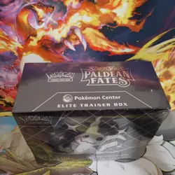 Pokemon Center Exclusive Paldean Fates ETB Elite Trainer Box Sealed & New - Image 3