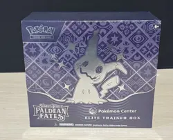 PALDEAN FATES POKEMON CENTER EXCLUSIVE SEALED ELITE TRAINER BOX ETB - Image 1
