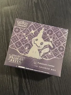 Paldean Fates Pokemon Center Exclusive Sealed Elite Trainer Box PC ETB - Image 1