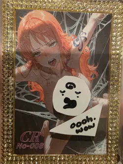 NAMI extra SPICY Waifu Metal One Piece Card - Image 1