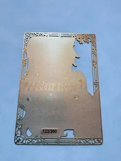 SERIALIZED 122/200 Nami Metal Card Goddess Story Waifu Spicy One Piece LSP - Image 4