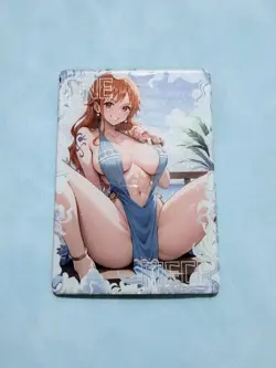 Nami Acrylic Card One Piece Goddess Story Waifu Spicy Full Art - Image 1