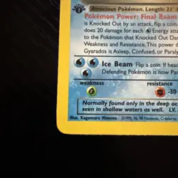 Pokemon Dark Gyarados Holo Rare TCG Card 1st Edition 8/82 Near Mint Condition - Image 3