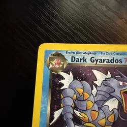 Pokemon Dark Gyarados Holo Rare TCG Card 1st Edition 8/82 Near Mint Condition - Image 4