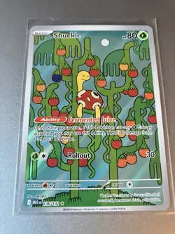 Pokemon TCG Shuckle Illustration Rare Mega Evolution Card 136/132 - Image 1