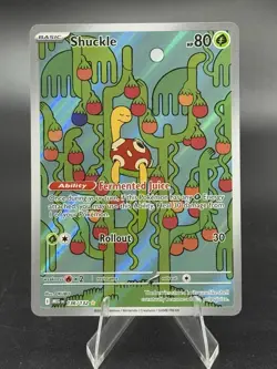 Shuckle - 136/132 - Mega Evolution - Illustration Rare - NM - Pokemon TCG Card - Image 1