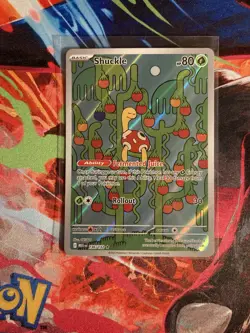 Pokemon TCG Shuckle Illustration Rare Mega Evolution 136/132 NM English Card - Image 1