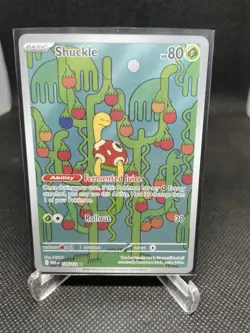 Shuckle - 136/132 Pokemon TCG Mega Evolution Illustration Rare Pokemon Card - Image 1