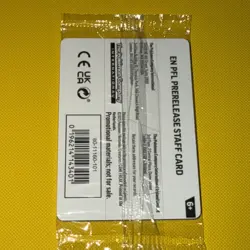 Pokemon: Phantasmal Flames Staff Promo Pack Set of 4 Sealed Prerelease Cards - Image 3