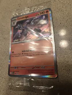 Pokemon TCG Phantasmal Flames Pre-Release Promo Cards - Staff - Set of 4 Sealed - Image 5