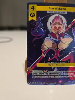 Metazoo 2025: Sun Wukong - The Clone King Alt Art 231/214 3 Star Card - Image 3