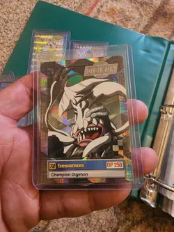 Vintage Pokemon Yugioh digimon Card Collection Binder 1st Edition Lot 166 Cards - Image 5