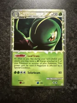 Meganium (Prime) 109/123 Ultra Rare Holo HeartGold SoulSilver Pokemon Card - Image 1