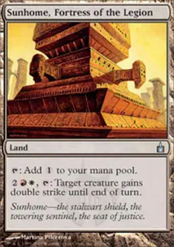 Sunhome, Fortress of the Legion -Foil Near Mint MTG Ravnica - Image 1
