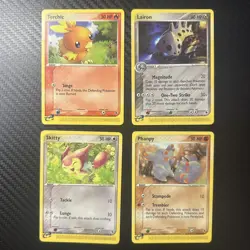 Pokemon tcg ex vintage ruby and sapphire 11 card lot includes 1 holo rare - Image 5