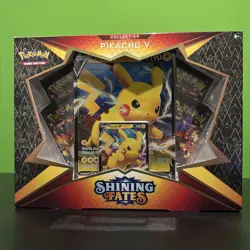 Pokemon Shining Fates Training Card Game Pikachu V Box Factory Sealed 820650828690 - Image 1
