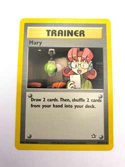 Pokemon Card - Mary 87/111 Neo Genesis *EX* Rare Trainer - Image 1