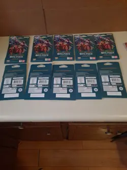 One Piece TCG English OP-08 Two Legends 12-Card Sleeved Booster Pack Lot of 10 - Image 2