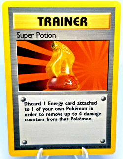 Pokemon Card -Super Potion (90/102 ) Base Set TCG 1999 Uncommon ***NM*** - Image 1