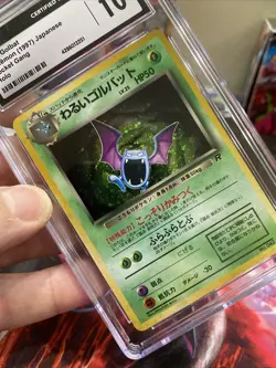 CGC 10 GEM MINT Dark Golbat Japanese Team Rocket 42 Holo Pokemon Card TCG - Image 2