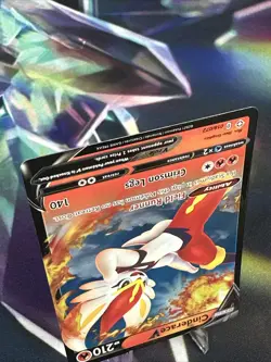 Pokemon TCG Shining Fates Card - Cinderace V 018/072 - Image 3