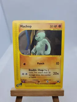 Pokemon MACHOP 117/165 Expedition Trading Card - Image 1