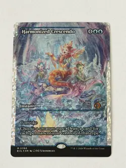 Harmonized Crescendo (0394) (Showcase) (Fracture Foil) Lorwyn Eclipsed Foil - Image 1