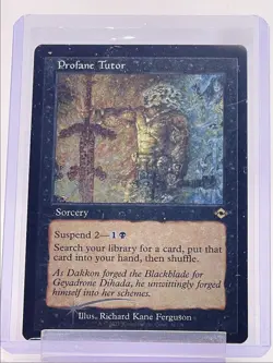 PROFANE TUTOR 2021 MAGIC THE GATHERING MODERN HORIZONS 2 RARE Q3501 - Image 1