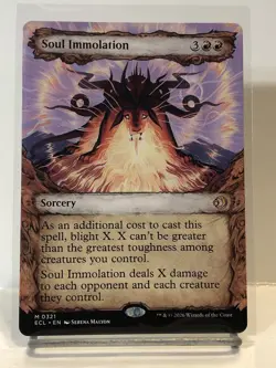 Soul Immolation (Non-foil) [Showcase] Lorwyn Eclipsed 0321 Mythic MTG - Image 1