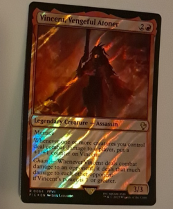 Vincent, Vengeful Atoner Surge FOIL NM FINAL FANTASY VII Magic the Gathering MTG - Image 1