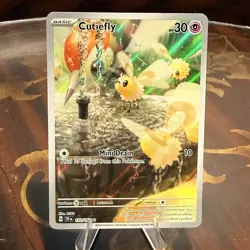 Cutiefly 172/162 SV05: Temporal Forces Holo Illustration Rare Pokemon TCG NM - Image 1