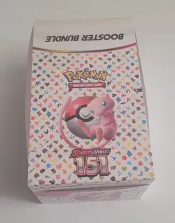 Pokemon Scarlet & Violet EMPTY 151 Booster Bundle Display BOX ONLY - Image 1