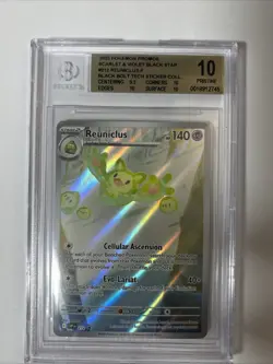Pokemon Reuniclus IR Promo Pristine 10 Bgs Black Bolt - Image 1