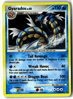 Gyarados ⭐ 19/100 Holo Rare Stormfront 2008 Pokemon NM/LP - Image 1