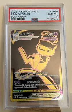 PSA 10 - 2022 Pokemon Sword & Shield Lost Origin Fa/Mew Vmax #TG30 - Image 3