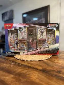 POKEMON TCG Prismatic Evolutions Premium Figure Collection ✅In hand ✅Sealed - Image 1